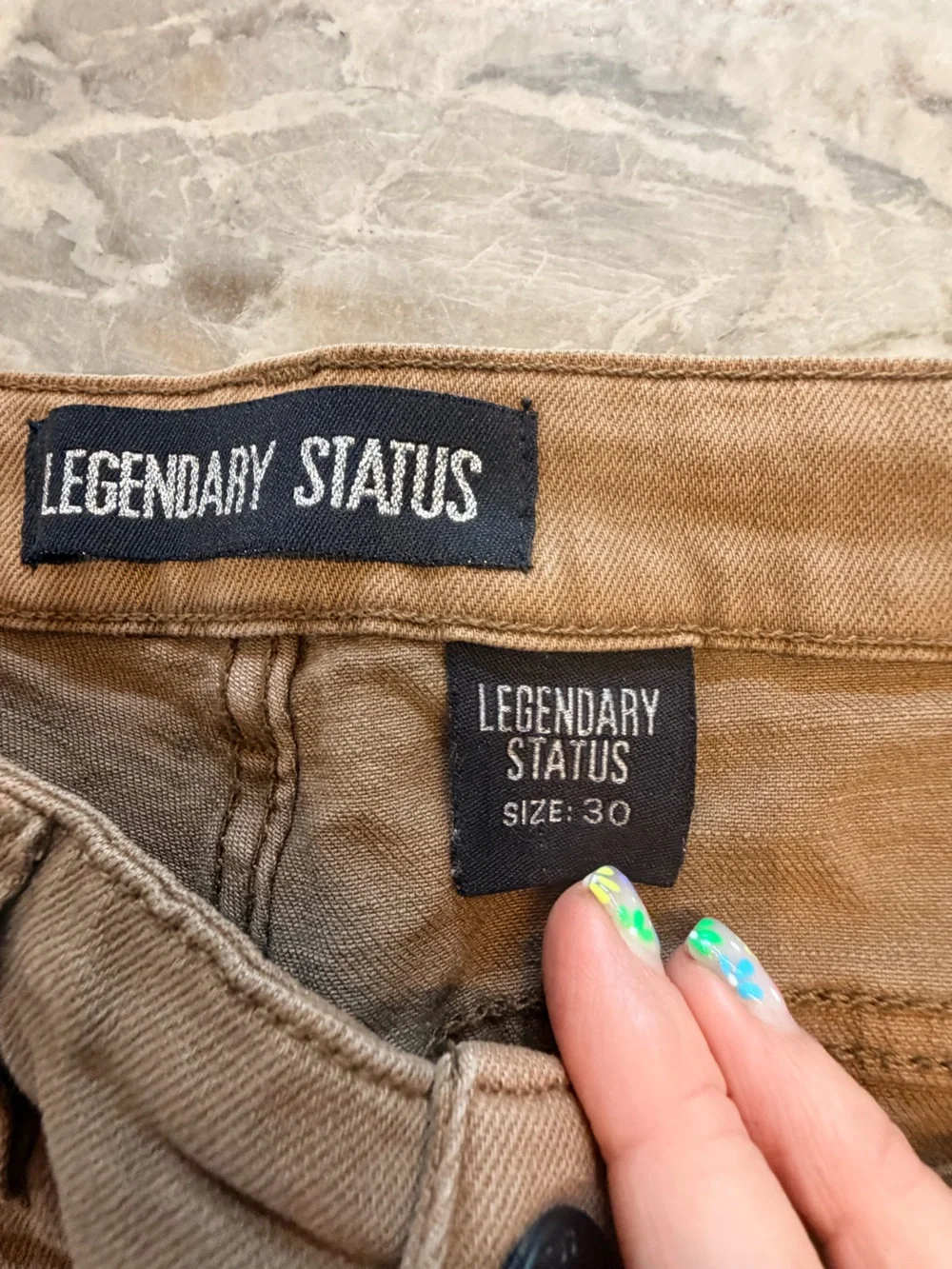 Legendary Status Men’s Size 30 Brown Cargo Shorts Utility Pockets
